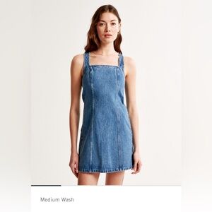 Abercrombie denim mini dress NWT